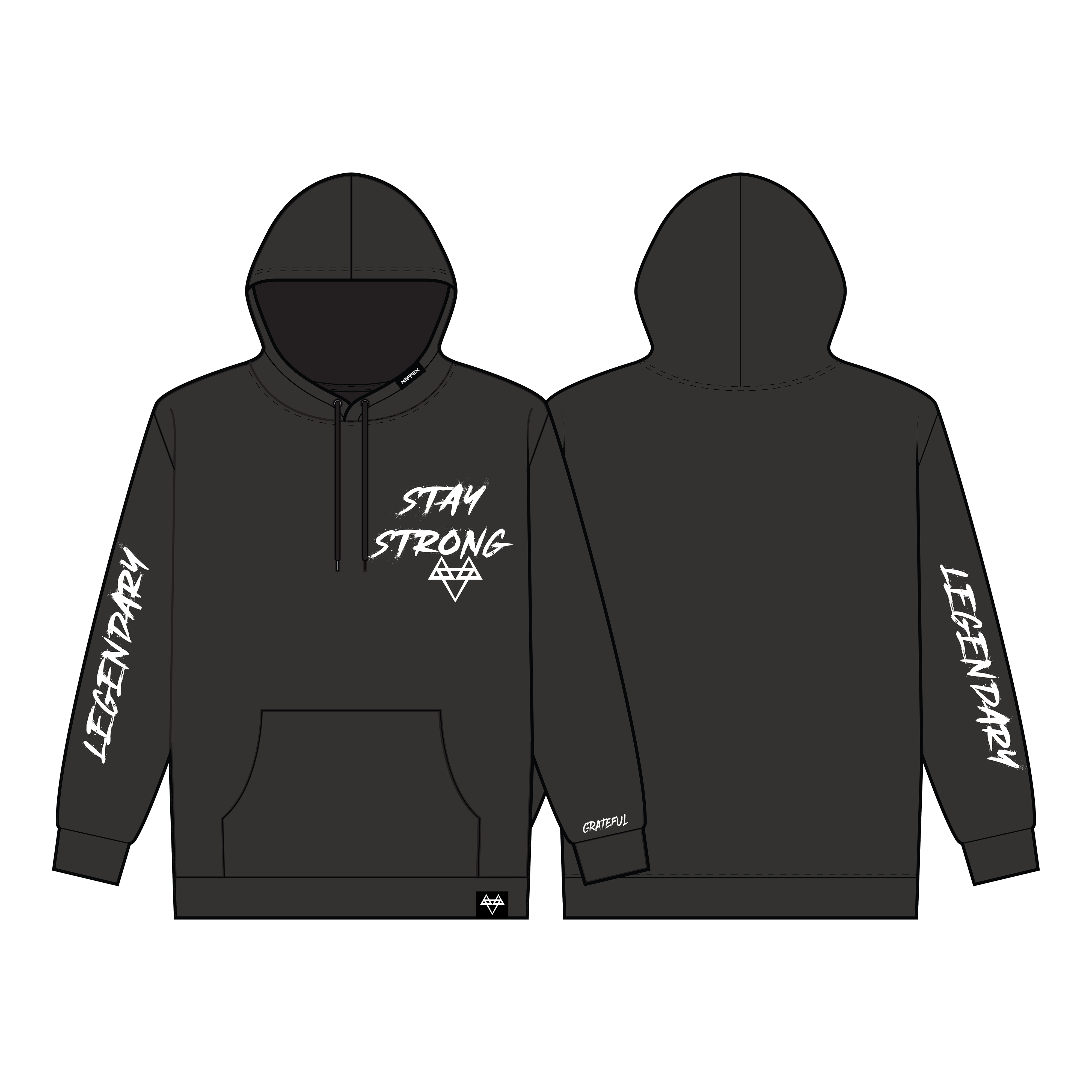 Neffex Stay Strong Hoodie L